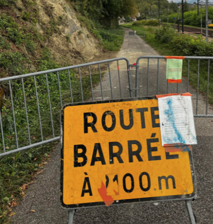 Corbonod : Un éboulement impacte une vingtaine d’habitants