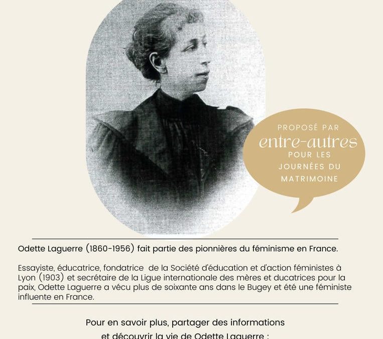 Soirée apéro-conférence « Qui était Odette Laguerre, féministe bugiste ? »