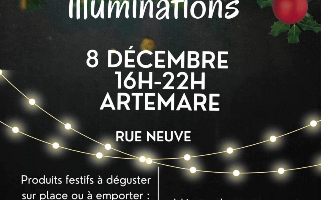 Marché des illuminations à Artemare