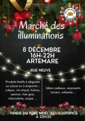 Marché des illuminations à Artemare