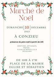 Conzieu : Marché de Noël