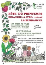 La Burbanche : Fête du Printemps le 14 Avril
