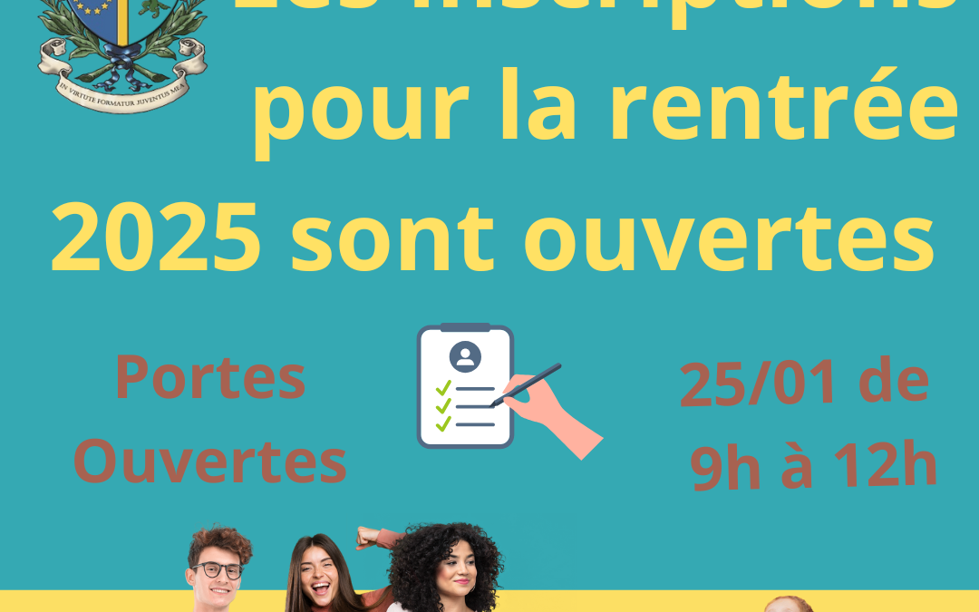 Institution Lamartine à Belley : Portes ouvertes Samedi 25 Janvier