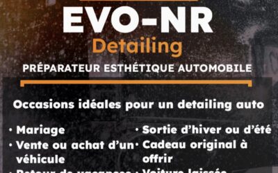EVO NR DETAILING : -20% jusqu’au 30 Avril 2025 sur le lavage auto !