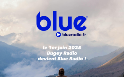 Le 1er Juin 2025, Bugey Radio devient Blue Radio Pays de l’Ain !