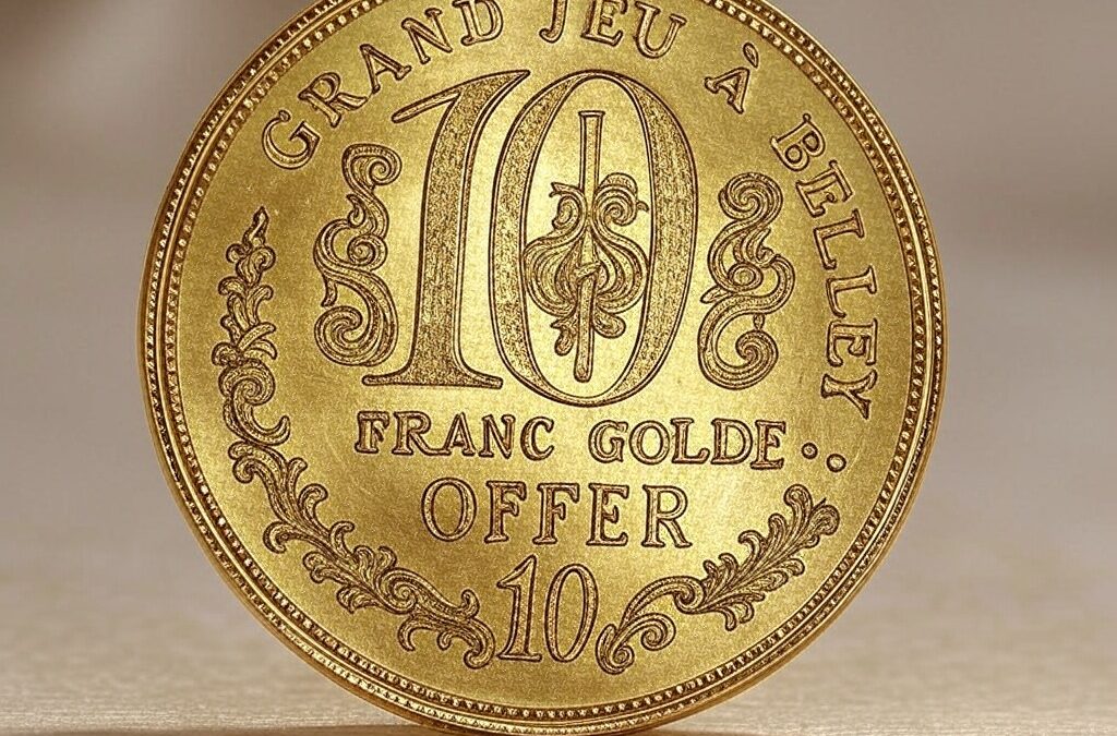 Bijouterie Levet à Belley : Gagnez l’une des trois pièces de 10 francs en or !
