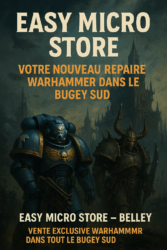 🎲 Easy Micro Store : votre nouveau repaire Warhammer dans le Bugey Sud !