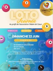 Loto solidaire à Belley : Le pavillon Bellevue et Blue Radio® Pays de l’Ain soutiennent l’association « L’Adam de coeur ».