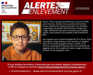 Alerte Enlèvement (levée) Déclenchée pour Rayan, 13 Ans, Disparu en Haute-Vienne