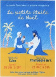 La chorale Laudato Si annonce deux représentations de « La petite étoile de Noël » dans le Bugey