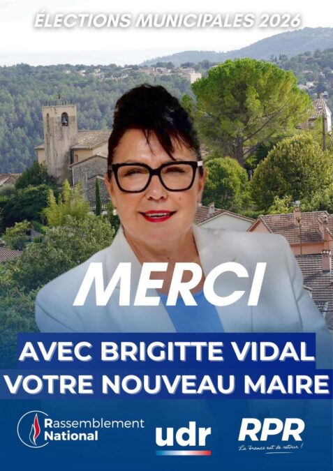 Municipales 2026 à Peymeinade : Brigitte Vidal élue maire avec une majorité nette