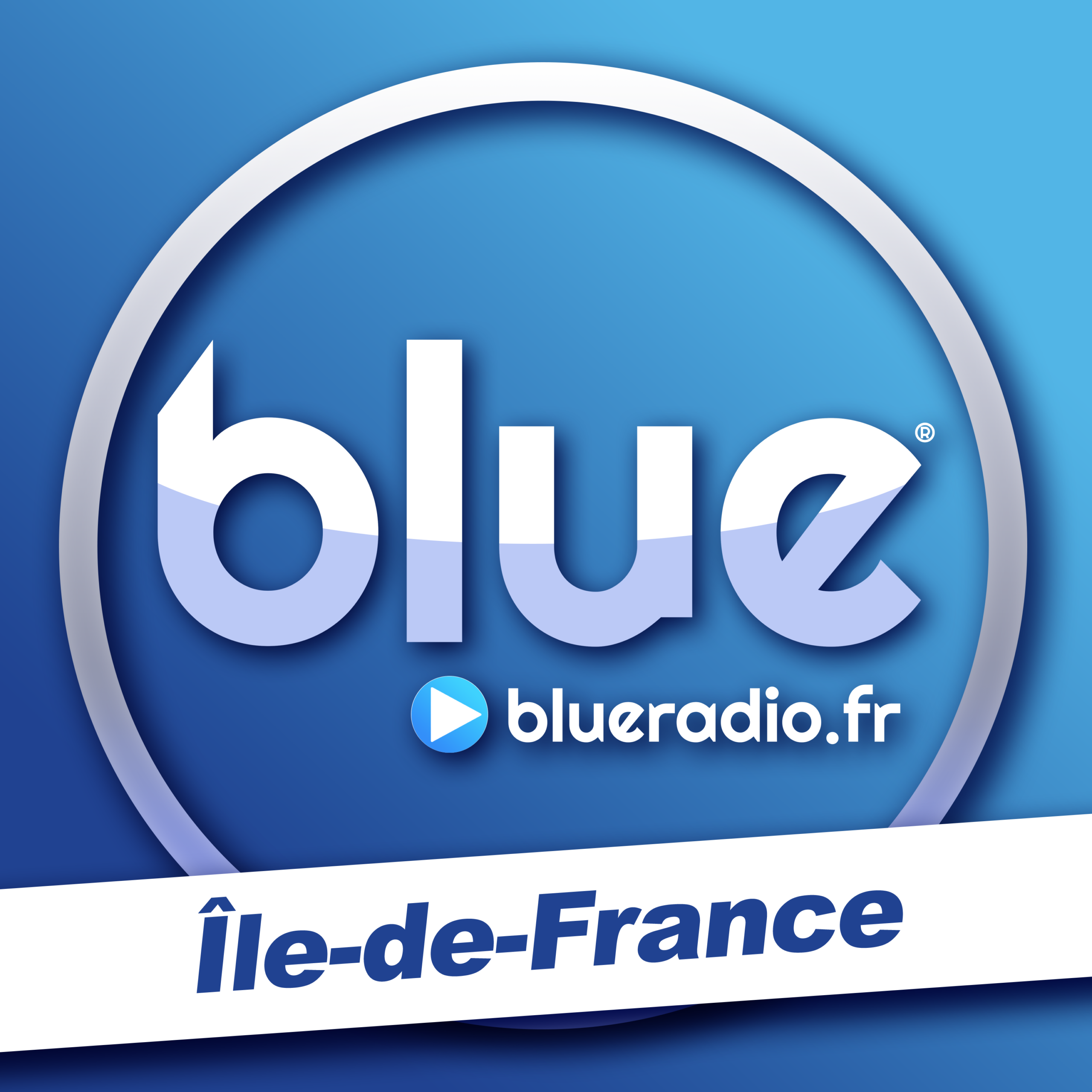 logo - blue carre blue radio ile de france paris