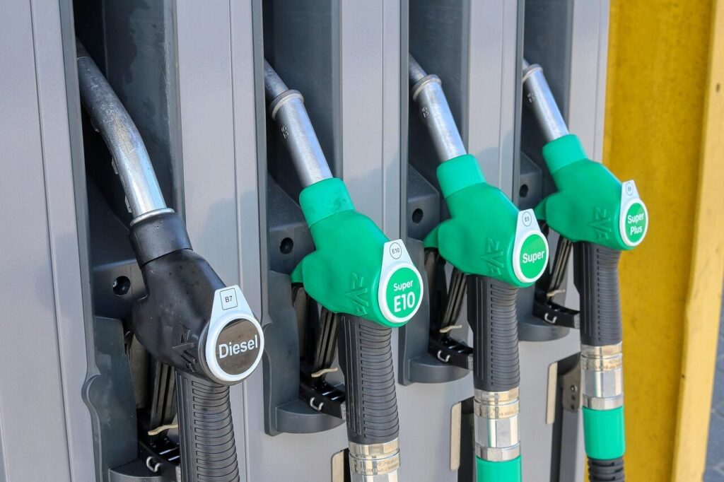 Evolution prix des carburants a la pompe