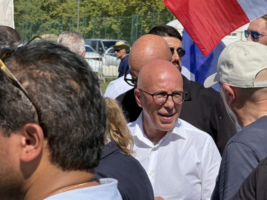 rentrée politique d'Éric Ciotti à Levens