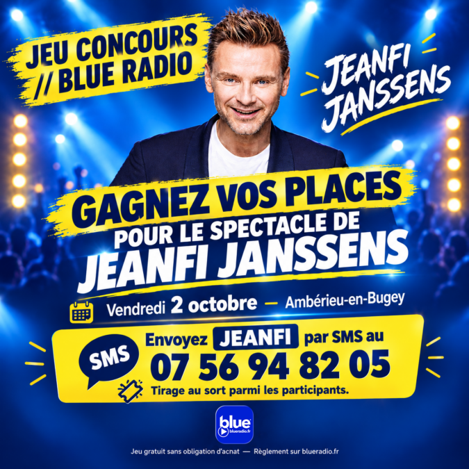 Jeanfi Janssens à l’Espace 1500 d’Ambérieu-en-Bugey : gagnez vos places avec Blue Radio